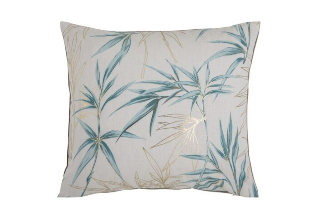 COJIN PRINT FLORAL CON LUREX