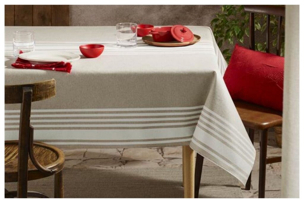 Mantel tela con doble capa resinado antimanchas ascain de la marca atenas