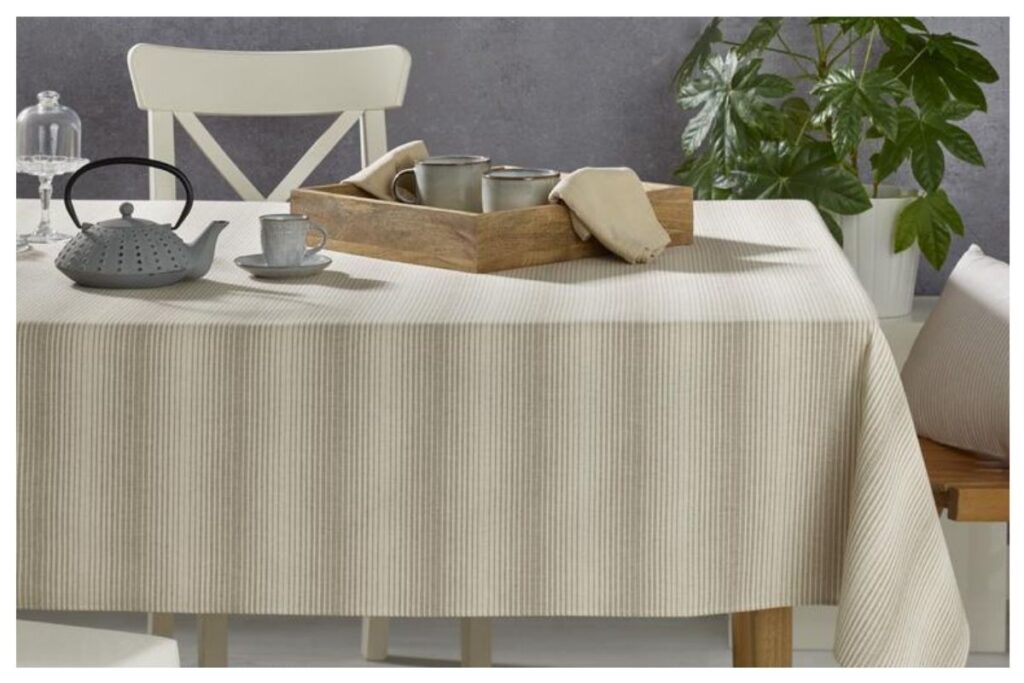 Mantel tela con doble capa resinado antimanchas miliana de la marca atenas